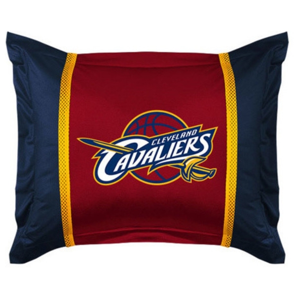 Two Lots Cleveland Cavaliers NBA Printed Pillow Case Shams - Picture 1 of 5